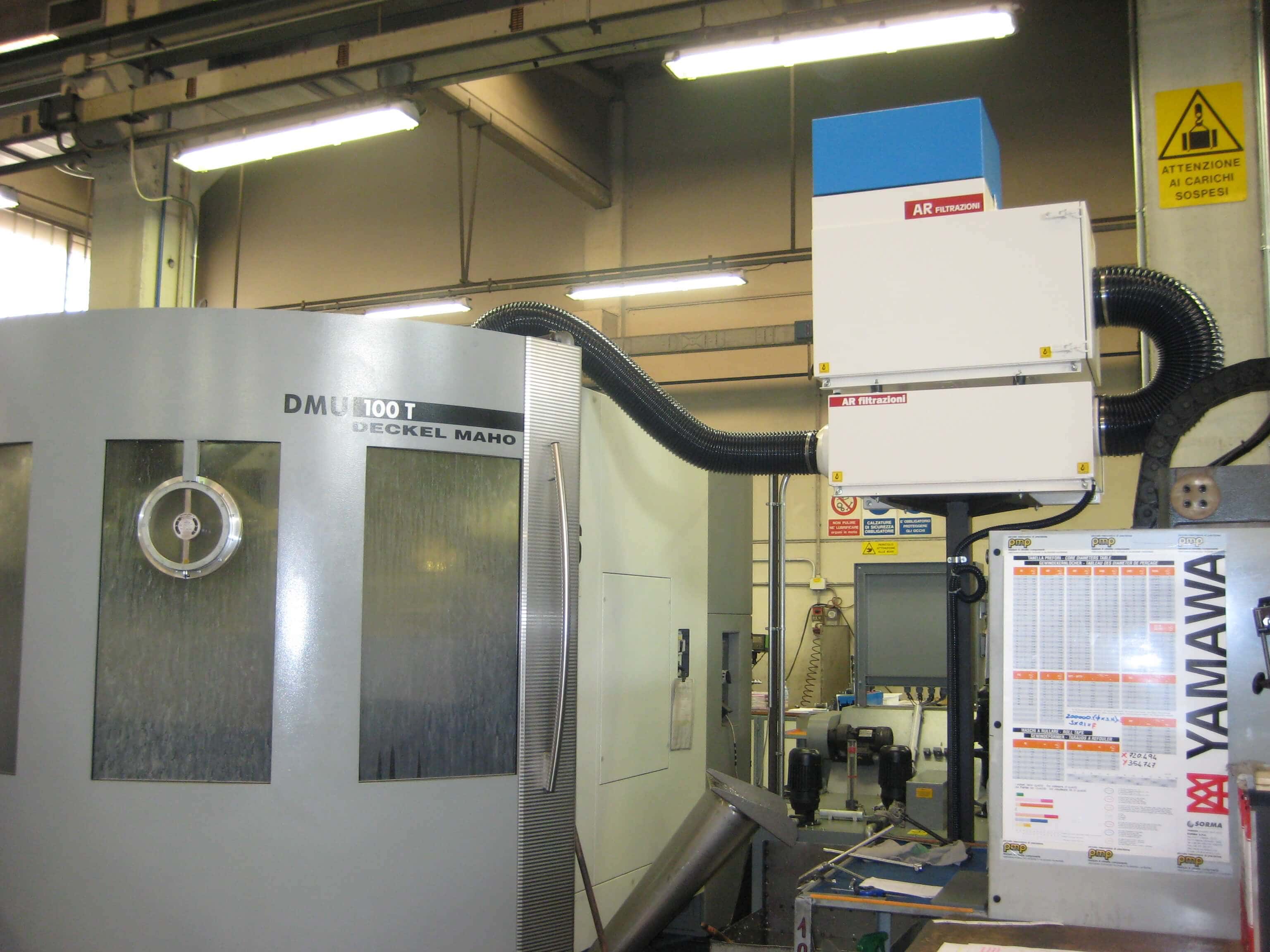 AR Filtrazioni | Filtros de neblinas de aceite para maquina herramientas DMG MORI y DECKEL MAHO