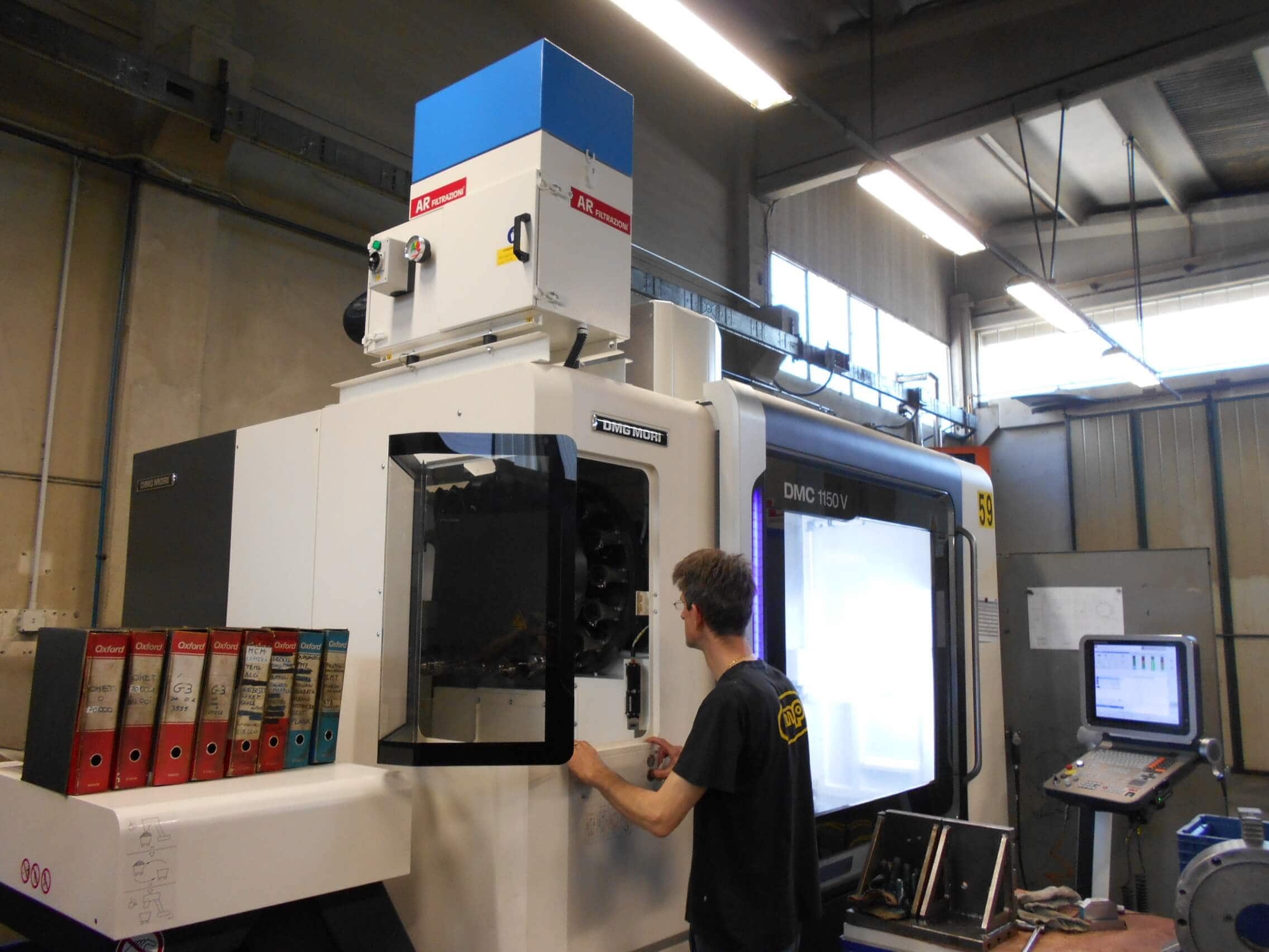 AR Filtrazioni | Filtros de neblinas de aceite para maquina herramientas DMG MORI y DECKEL MAHO