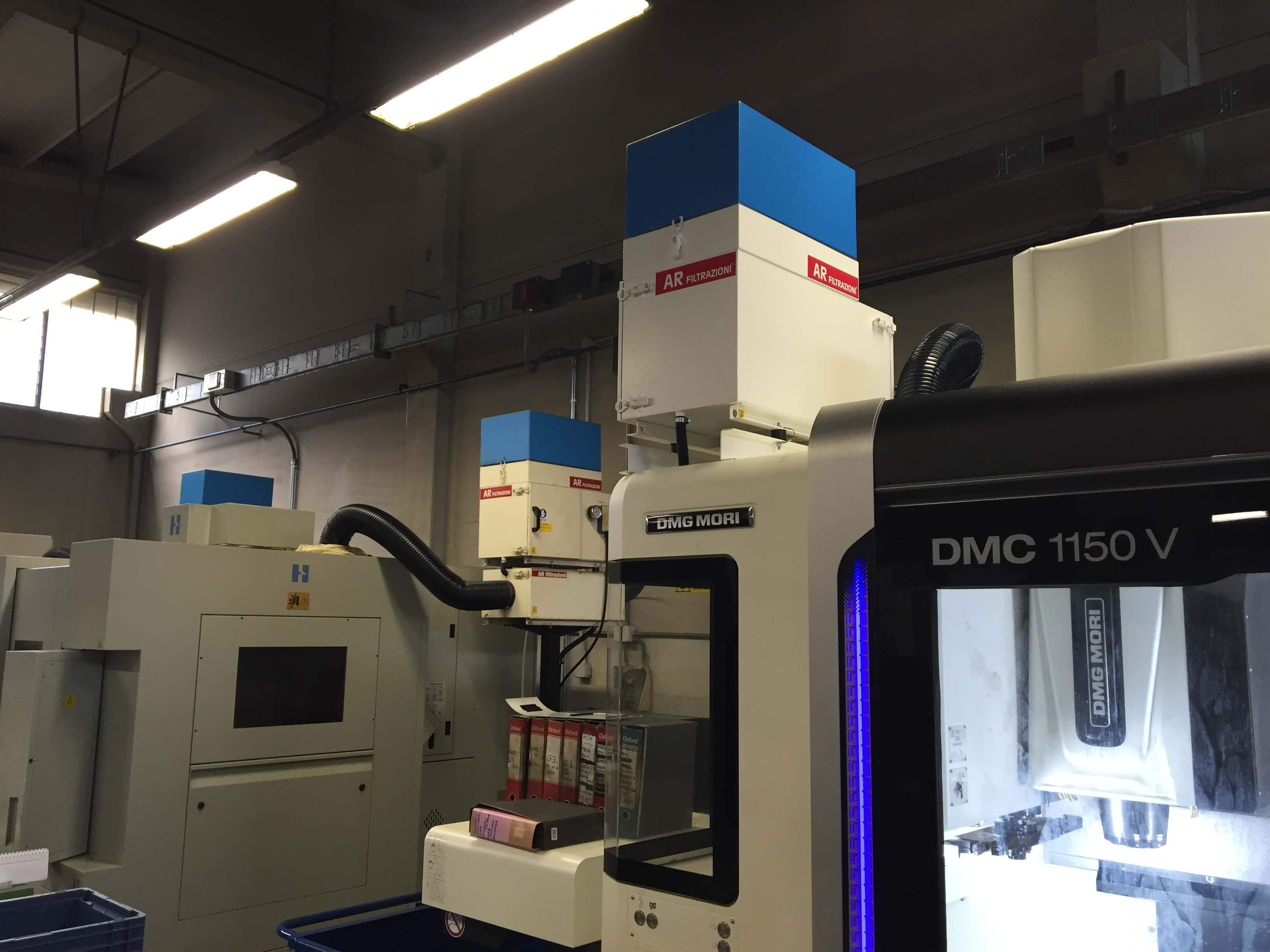 AR Filtrazioni | Filtros de neblinas de aceite para maquina herramientas Dmg mori y Deckel Maho