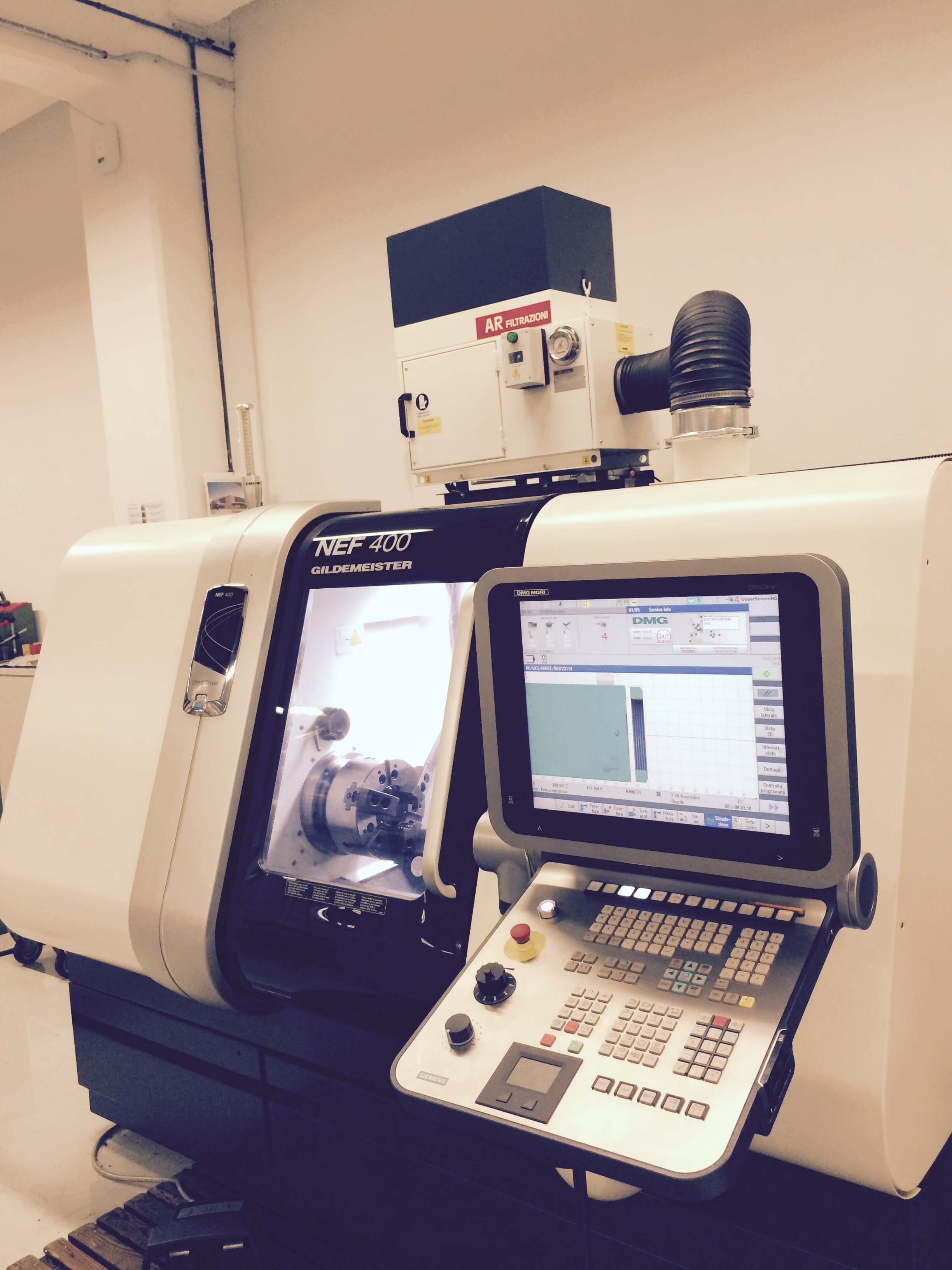 AR Filtrazioni | Aspiratori per nebbie oleose torni DMG Mori Seiki - Gildemaister