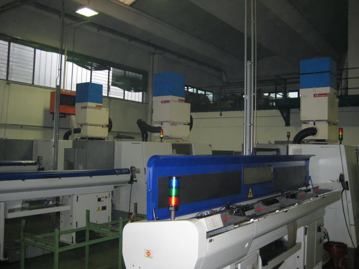 AR Filtrazioni, filtri nebbie oleose e depurazione fumi torni Gildemeister DMG Mori