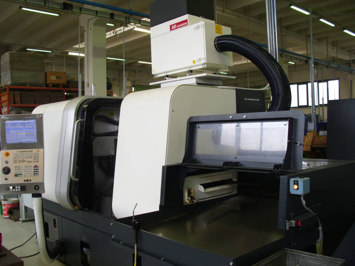 AR Filtrazioni, filtri nebbie oleose e depurazione fumi torni Gildemeister DMG Mori